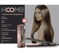 Piastra Elettrica per Capelli Infrarossi Display Lcd Calore Rapido 50W