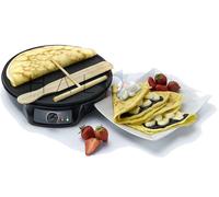 PIASTRA ELETTRICA PER CREPES DOLCI CREP PADELLA PROFESSIONALE ANTIADERENTE CREPE