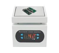 Piastra elettrica per saldatura, in lega di alluminio con display digitale, 350 W, mini termostato elettrico, piastra di riscaldamento, temperatura regolabile, saldatura, piastra di riscaldamento
