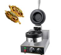 Piastra elettrica per waffle, macchina per hamburger Ufo da 1300 W, macchina per panini, macchina per hamburger antiaderente commerciale, temperatura regolabile da 50 a 300 ℃ per uso domesti