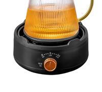Piastra Elettrica Piccola - Fornello Elettrico Monoposto,Piano Cottura Regolabile con Riscaldatore Caffè per Cucina Casa Viaggio Picnic Campeggio
