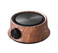 Piastra elettrica viaggio, fornello silenzioso preparare il tè, fornello rotondo il tè, con manopola di controllo, for picnic e sale tè, pentole in ceramica e vetro(Brown)