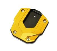 Piastra Estensione Cavalletto Misura per VOGE Misura per SR4MAX SR4 MAX 2022 2023 CNC Moto Cavalletto Piede Ingranditore Estensione laterale Pad Stand Cavalletto Laterale per Parcheggio(Gold)