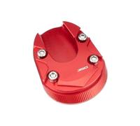 Piastra Estensione Per ADV350 Per ADV 350 2021-Presente Cavalletto Laterale Modificato Supporto Singolo Kick Stand Estensore Del Piede Scarpa Ingranditore Pad Accessori(Red)