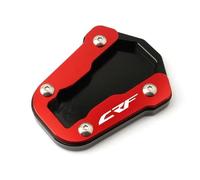 Piastra Estensore Piastra di Supporto per Cavalletto Laterale per Moto per Ho&NDA CRF 300L CRF300L CRF300 Rally 20-24, Pedane, Supporto Cavalletto, Estensione Cuscinetto per cavalletto(Rosso 1)