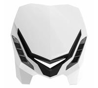 Piastra faro-mascherina universale per moto Polisport E-Blaze bianco-nero (a LED
