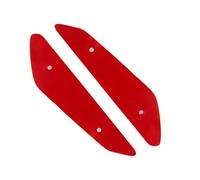 Piastra Flusso Aria Per ZX10R 2011 2012 2013 2014 2015 2016 2017 2018 2019 2020 2021 Kit Universale Aerodinamico Con Alette Per Spoiler Laterali Per Moto(Red)