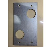 Piastra fondazione motore 746 e 844 Cm 29 X 16 Spessore mm 6 FAAC Originale