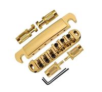 Piastra for corde del ponte for chitarra elettrica Rullo a sfera superiore e inferiore for LP SG(Gold)