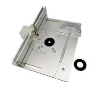 Piastra For Inserimento Tabella Router In Alluminio Multif Trimmer Macchina For Incisione Del Legno Pannello Ribaltabile Ritorno Alla Montagna Spingi Righello Precisione, Resistente All'Usura(D)