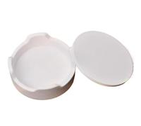 Piastra for vassoio di sinterizzazione in zirconia dentale ad alta temperatura - Kit di copertura del crogiolo rotondo for un efficiente trasferimento del calore(95x35mm without Lid)