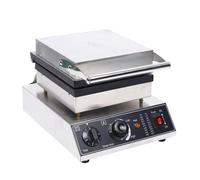 Piastra For Waffle Antiaderente, Grill Elettrico Da 1500 W, For Commerciale In Acciaio Inox, Forma A 2 Griglie Facile Da Pulire