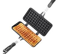 Piastra For Waffle In Ghisa, In Lega Di Alluminio, Robusta E Resistente All'usura, For Waffle In Ghisa, Impugnatura Ergonomica, Piastra In Ceramica Antiaderente Con Fondo