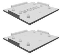 Piastra Foratura Ricambio per Levigatrice Bosch 1297D GSS20-40 GSS18V-10
