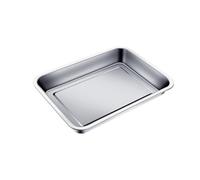 Piastra Forno Universale Vassoio Forno, Piatto Da Forno, Piatto Di Arrosto, Piatto Forno Rettangolare, Torre In Acciaio Vassoio Inossidabile, Senza PFOA, Adatto Al Forno Fino A 200°C