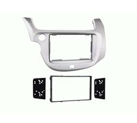 Piastra frontale 2-DIN compatibile con Honda Fit/Jazz(GE) 2008-2015 argento