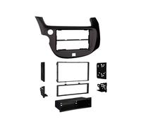 Piastra frontale 2-DIN con tasca vuota compatibile con Honda Fit/Jazz(GE) schwar