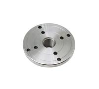 Piastra frontale for mandrino for tornio in legno da 4 pollici da 100 mm M33 X 3,5/1 pollice X 8TPI Piastra frontale for filettatura, accessori for utensili for tornitura for la lavorazione del legno