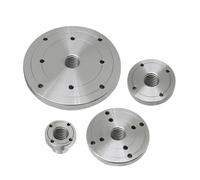 Piastra frontale for tornio for legno 1PC for M33 M18 Piastra frontale for flangia filettata da 1 pollice for lavorazione del legno Mandrino 2 "3" 4 "6" (Color : M18 x 2.5 50MM)