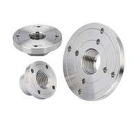 Piastra frontale for tornio for legno adatta M33 1-8TPI Filettatura for tornio for legno Piastra frontale for flangia mandrino 2 3 4 pollici (Color : 4 INCH 1-8TPI)