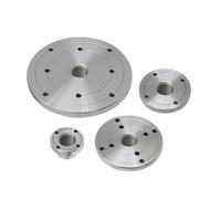 Piastra frontale for tornio for legno for tornio M33 M18 filettato for lavorazione del legno Mandrino 2 "3" Flangia frontale 1pz (Color : 1 INCH x 8TPI 75mm)