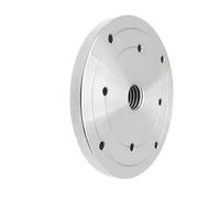 Piastra frontale for tornio in acciaio da 1 pollice x 8 TPI, piastra flangia macchina da 50/75/100/150 mm for tornitura di lavorazione del legno, 1 pezz0(150mm)