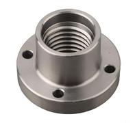 Piastra frontale per tornio in acciaio compatibile con tornitori a filettatura 18TPI, progettata per operazioni di lavorazione del legno di precisione (5,1 cm)