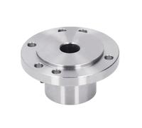 Piastra frontale per tornio Piastra frontale per mandrino in acciaio ad alto contenuto di manganese resistente all'usura con 6 fori di montaggio per mandrini K11 80 K72 80 K12 80 (Si alzò)