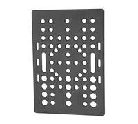Piastra Gantry, Scheda Gantry, Scheda Gantry in Alluminio, Scheda Gantry in Alluminio Ad Alta Resistenza Stampante 3D Anodizzata Nera Guida Universale Lineare per Fresatrice (Asse)