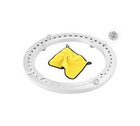 Piastra Girevole con Cuscinetto 360 Gradi per Tavolo, Grande Piattaforma Girevole Centrotavola Rotante in Alluminio per Pranzo Torte TV Monitor Stand (60cm(24in-Quiet))