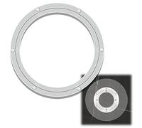 Piastra girevole in lega di alluminio, Cuscinetto for giradischi Lazy Susan argento, diverse misure(350 Mm)