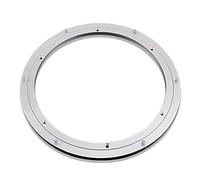 Piastra girevole in lega di alluminio, Lazy Susan, base girevole con piastra, cuscinetto a sfere, lega di alluminio, argento, diverse dimensioni(120 Mm)