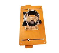 Piastra girevole per lavorazione del legno, per incisione su banco e processo di scanalatura