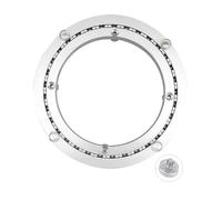 Piastra Girevole Quiet con Cuscinetto 360 Gradi per Tavolo,30cm Grande Piattaforma Girevole Centrotavola Rotante in Alluminio per Pranzo Torte TV Monitor Stand