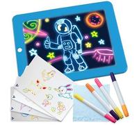 Piastra grafica a LED ECO per disegnare + patchpoys in feltro neon