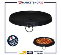 PIASTRA GRIGLIA PORTATILE TONDA PER FORNELLO