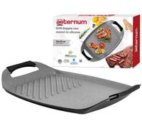 AETERNUM PIASTRA DOPPIA GRIGLIA PETRAVERA ADATTA ALL'INDUZIONE 44X29 CM 53477