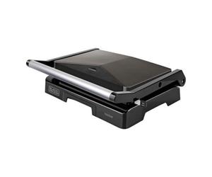 Piastra Grill Black & Decker 1000W 2 Piastre Antiaderenti 180º