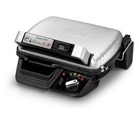 PIASTRA GRILL ELETTRICA TEFAL SuperGrill, 2000 W, Potenza 2000 W, altezza regolabile, Contenitore olio antiaderente, Compatibile per lavastoviglie, Argento, Nero
