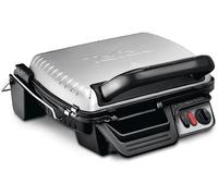 PIASTRA GRILL ELETTRICA TEFAL Ultra Compact 600 Comfort, 2000 W, Potenza 2000 W, altezza regolabile, Contenitore olio antiaderente, Piastre asportabili, Compatibile per lavastoviglie, Argento, Nero