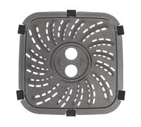 Piastra grill universale per friggitrice ad aria, in acciaio inox, compatibile con friggitrici ad aria 6QT e 8QT, per un riscaldamento uniforme, cottura di bistecche, verdure, ali (Dimensioni ridotte)