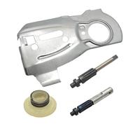 Piastra guida catena adatta for 340 345 350 Tappo pistone olio Ingranaggio a vite senza fine Accessori for motosega