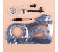 Piastra guida catena adatta for Hus 445 450 445E 450E Kit dado tenditore regolatore ingranaggio a vite senza fine pompa olio motosega 544094001