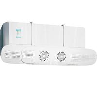 Piastra Guida Uscita Aria, Piastra Guida Condizionatore Split for Condizionatore a Parete, Deflettore del Condizionatore for Prevenire il Soffio Diretto, Parabrezza Domestico Retrattile Multiangolo
