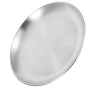 Piastra in Acciaio Inossidabile Piatto Rotondo Cucina Teglia Per Pizza