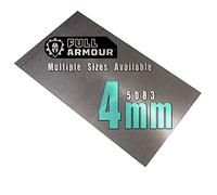 Piastra in alluminio, 4mm, 5083, 100mm x 150mm (10cm x 15cm)