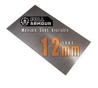Piastra in alluminio da 12 mm - 150 mm x 100 mm (15cm x 10cm)