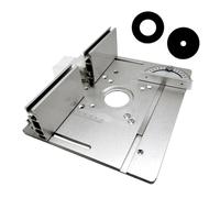 Piastra in alluminio per fresatura in metallo per banchi per la lavorazione del legno Piastra per utensili per legno fresatura taglio router per la lavorazione del legno