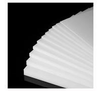 Piastra In Fogli, Spessore 1-10 Mm Pannello In Polipropilene Bianco 100x100 105x148 100x200 200x200 148x210 210x297 Mm Piastra In Fogli Di Plastica PP For Uso Alimentare 1/2/3/4/5 Pezzi(Size:100x200x1