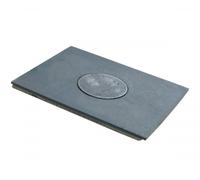 Piastra in ghisa a 1 foro 63 x 31,5 cm - PLYT ZEL 1-O